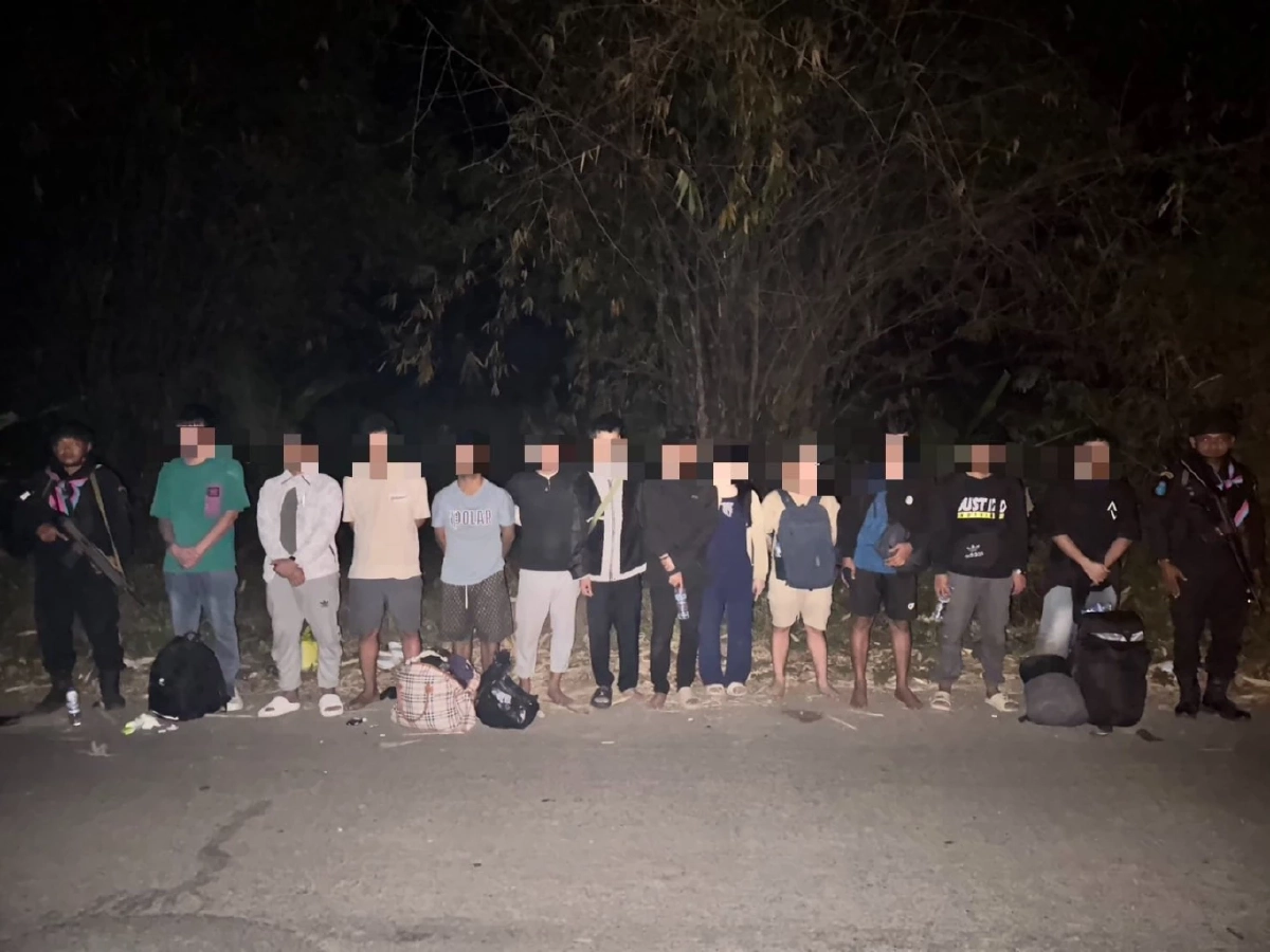 กองกำลังบูรพาเข้มชายแดน สกัดจับแรงงานเมียนมา–ชาวจีน