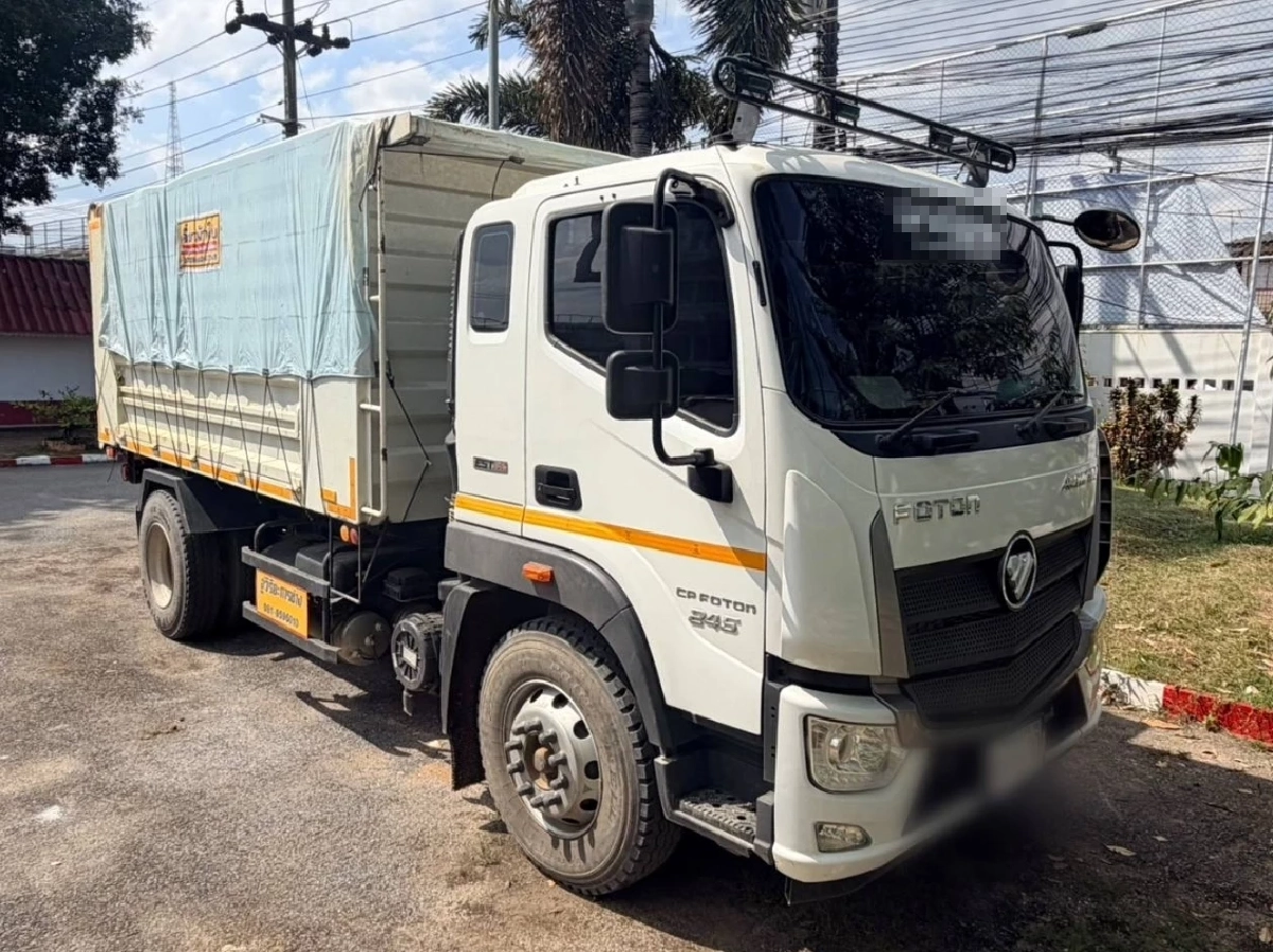 รถบรรทุก 6 ล้อขนหินเกินพิกัด น้ำหนักรวมเกือบ 20 ตัน เกิน 4.9 ตัน