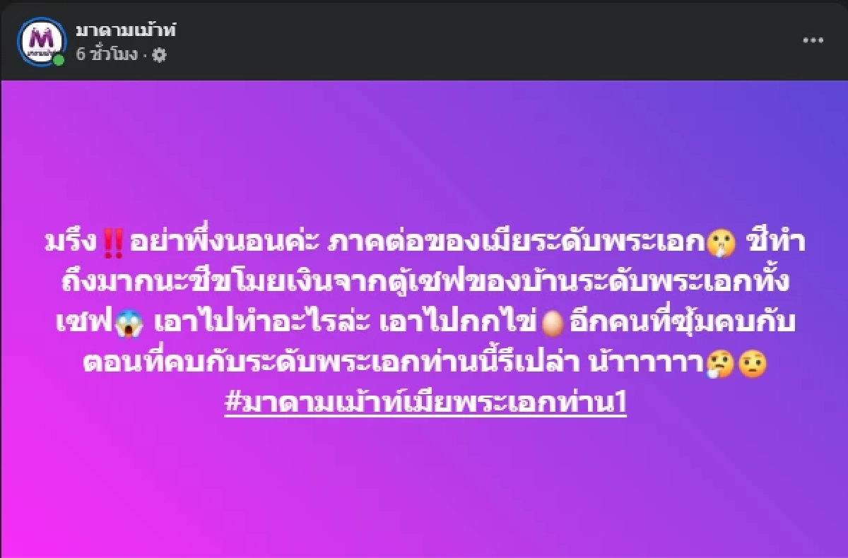 เพจดังแฉไม่พัก อดีตเมียพระเอก ไม่ได้แสบแค่เรื่องลูกเท่านั้น