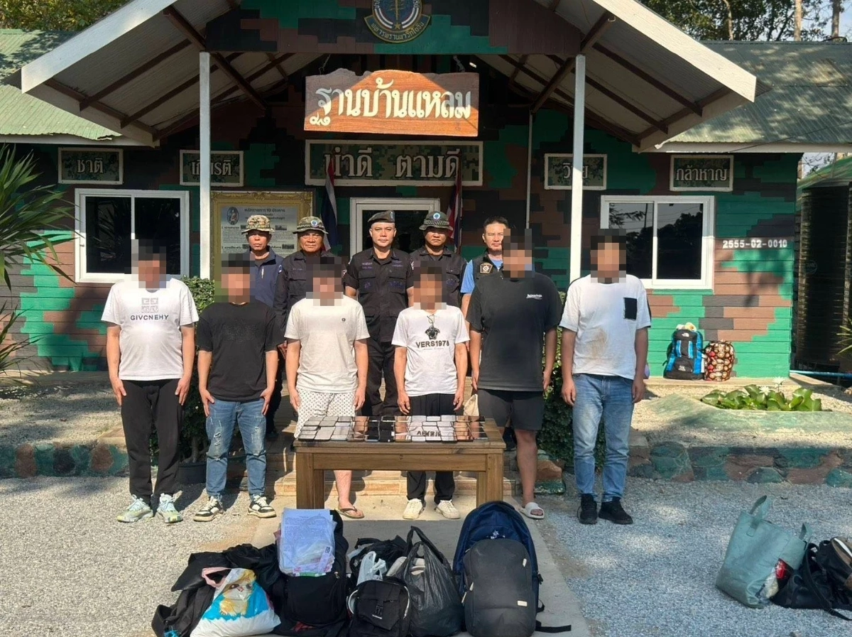 กองทัพเรือจับกุมคนต่างด้าวพัวพันขบวนการ Cyber Scam ต่อเนื่อง