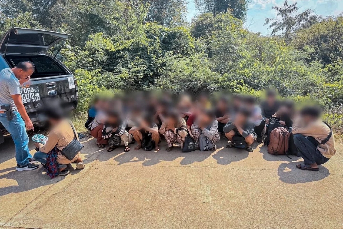 สกัดขบวนการขนแรงงานเถื่อน ตั้งด่าน 4 จุด รวบแรงงานเมียนมา 83 ราย