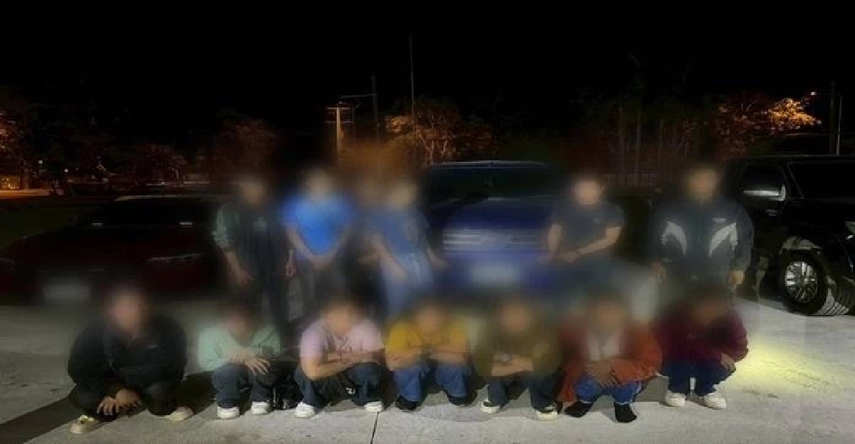 ตำรวจทางหลวงอยุธยารวบรถนำ–รถขนแรงงานเถื่อน ลักลอบขนต่างด้าว