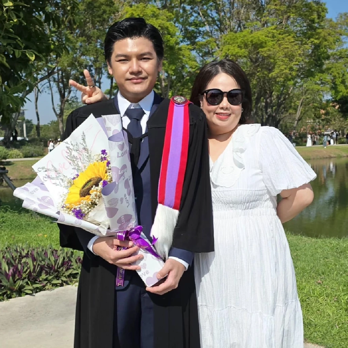 ตั๊ก ศิริพร สุดภูมิใจลูกชาย น้องภู เรียนจบแล้ว เตรียมต่อป.โท