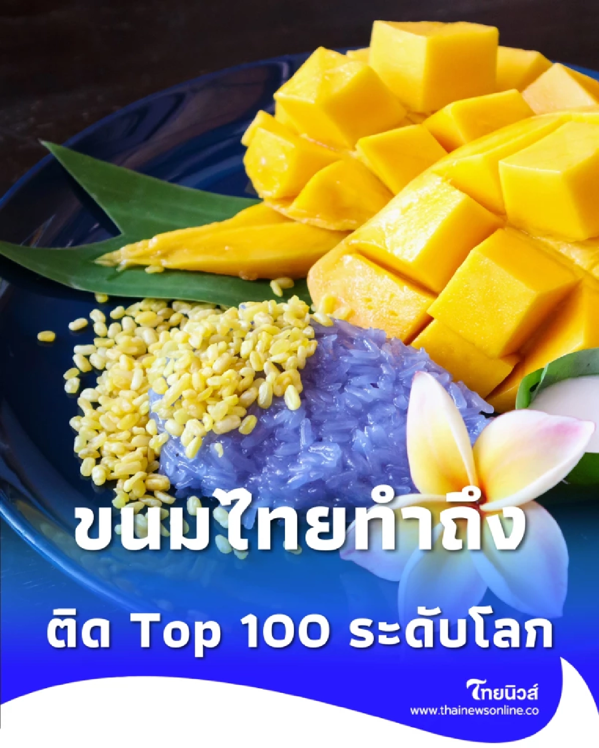 ขนมหวานไทยทำถึง ติด Top 100 ระดับโลกปี 2025 