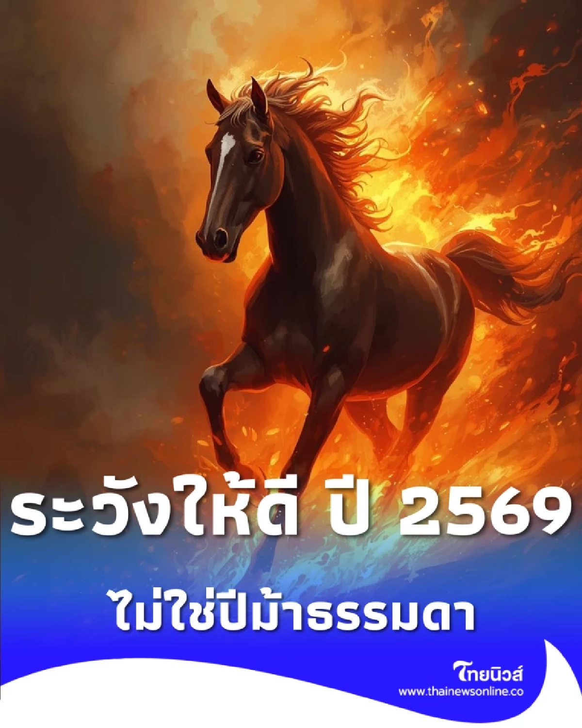 เตือน 4 ปีชงรับมือ ปีม้าไฟ 2569 ไฟซ้อนไฟรุนแรงเป็นพิเศษ