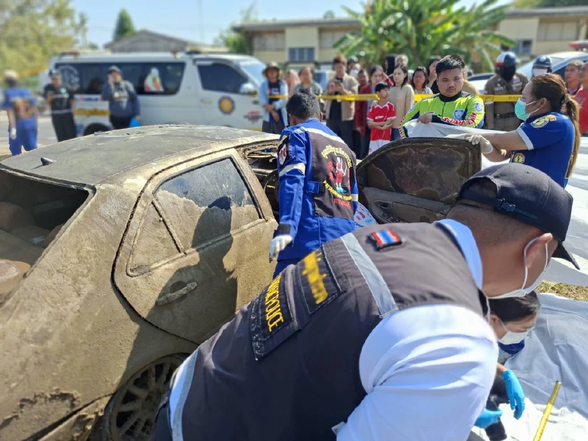 รู้แล้ว โครงกระดูกของใครที่เจอในรถเก๋งจมคลองชลประทาน