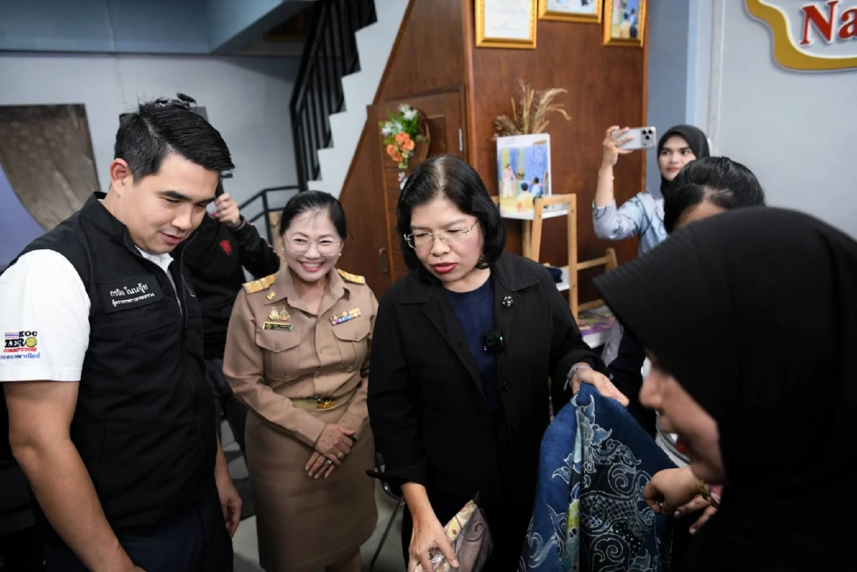 "กรมทรัพย์สินทางปัญญา"รุกลงใต้ เสริมแกร่งสินค้า "ผ้าบาติกนราธิวาส"