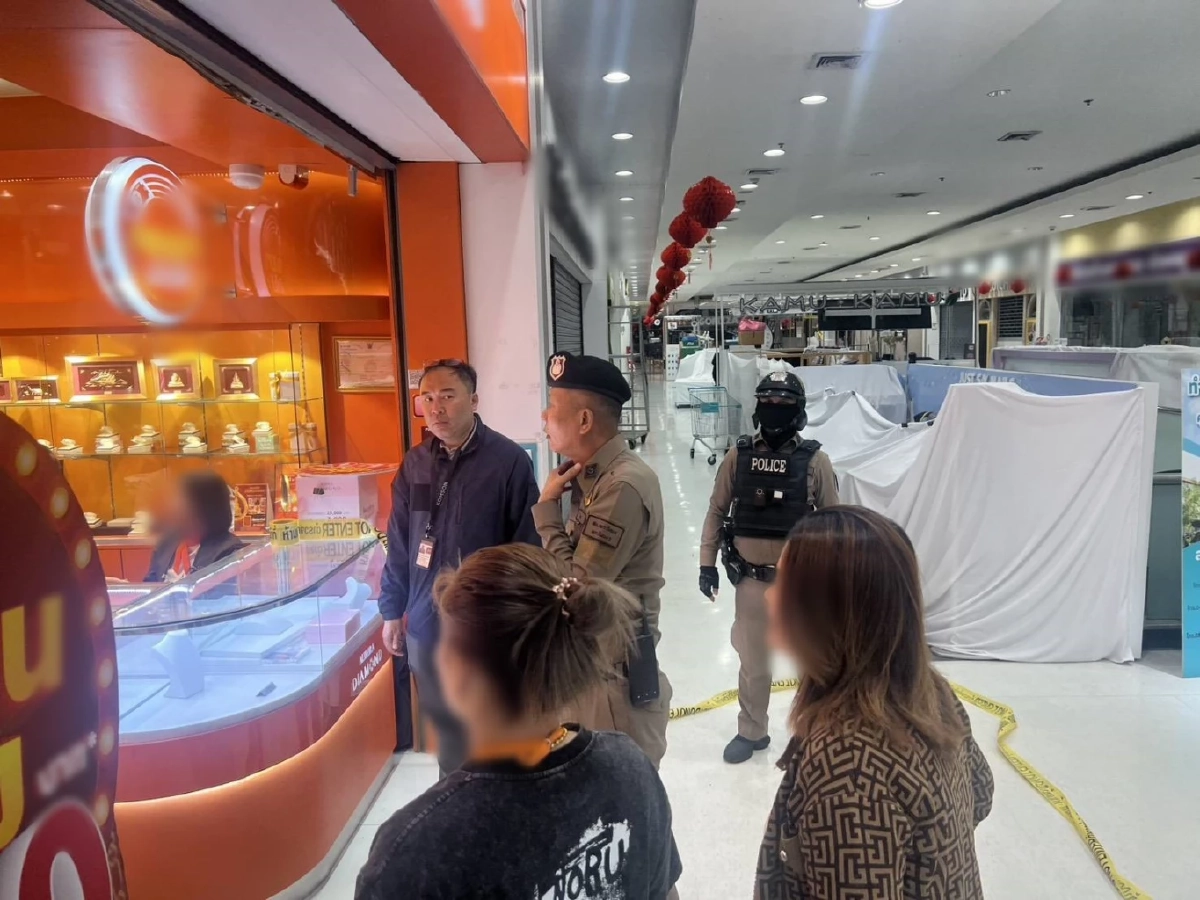 คนร้ายบุกเดี่ยว ชิงทองร้านดัง กวาดทองคำ 149 บาท เงินสดอีกนับแสน