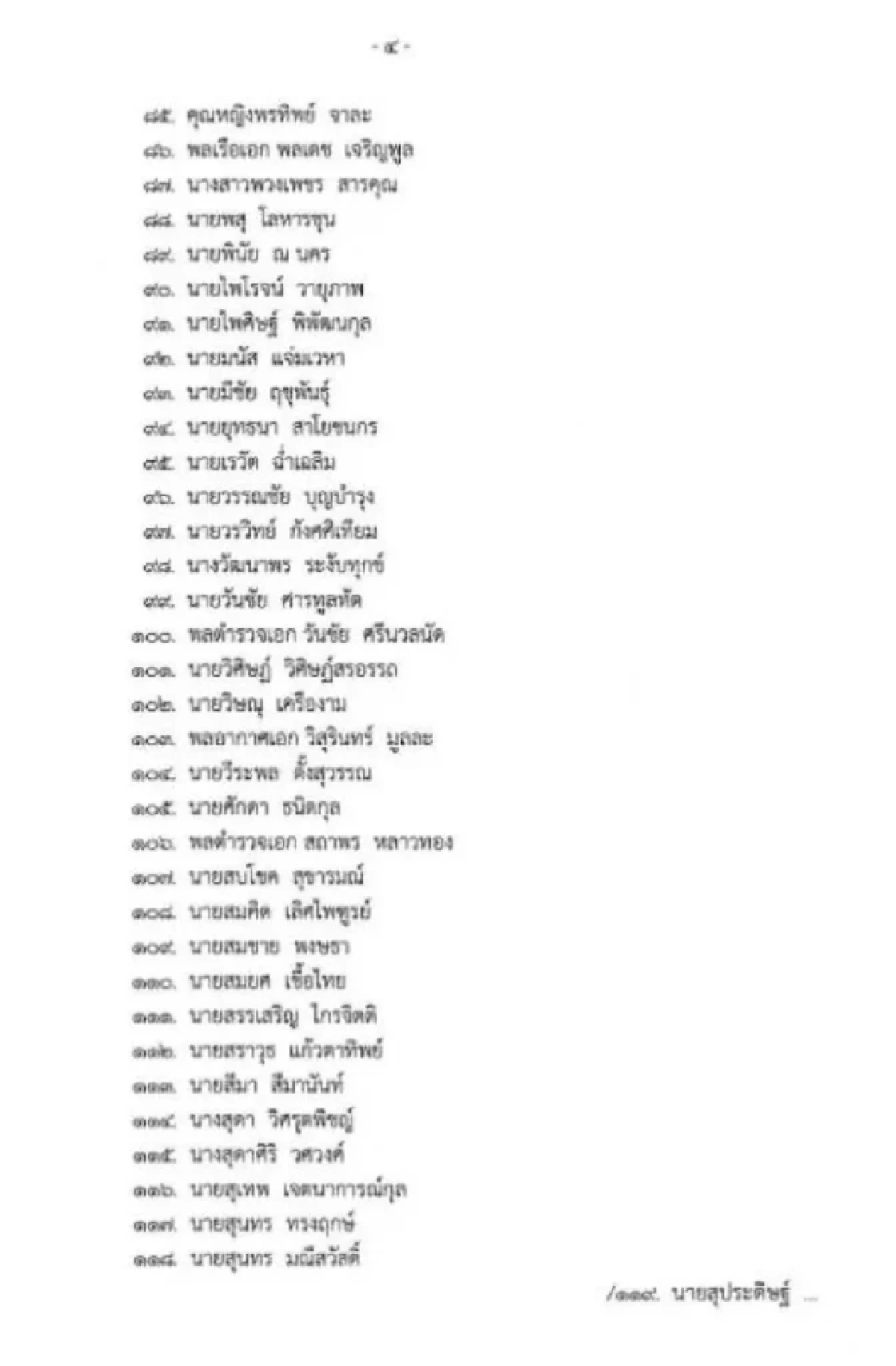 โปรดเกล้าฯ แต่งตั้งคณะกรรมการกฤษฎีกา ชุดใหม่ จำนวน 138 ราย