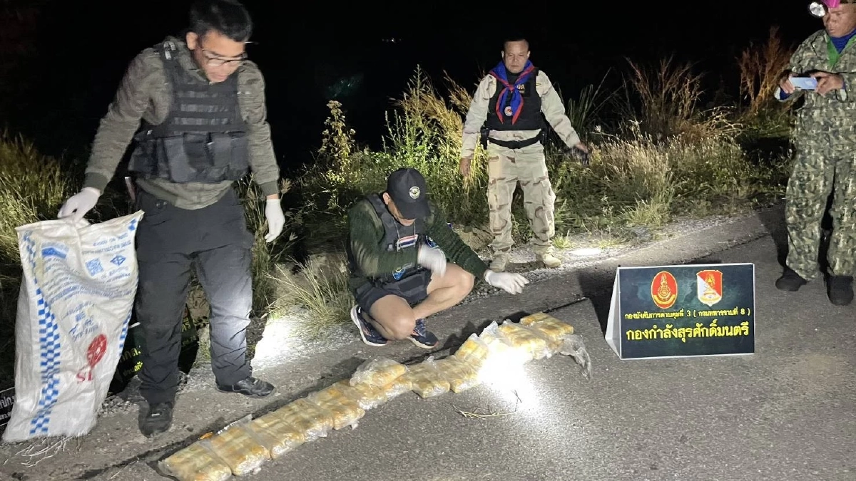 กกล.สุรศักดิ์มนตรี บูรณาการกำลังเข้มสกัดกั้นยาเสพติดชายแดน