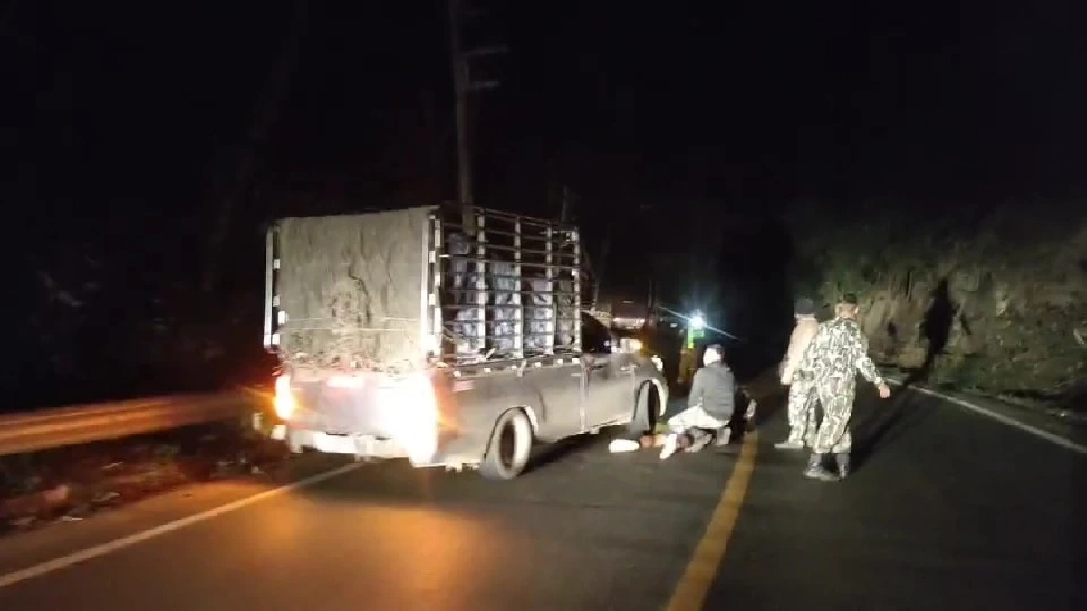 ปิดล้อม! ปฏิบัติการดักซุ่มรวบขบวนการค้าไม้ประดู่ ยึดของกลาง