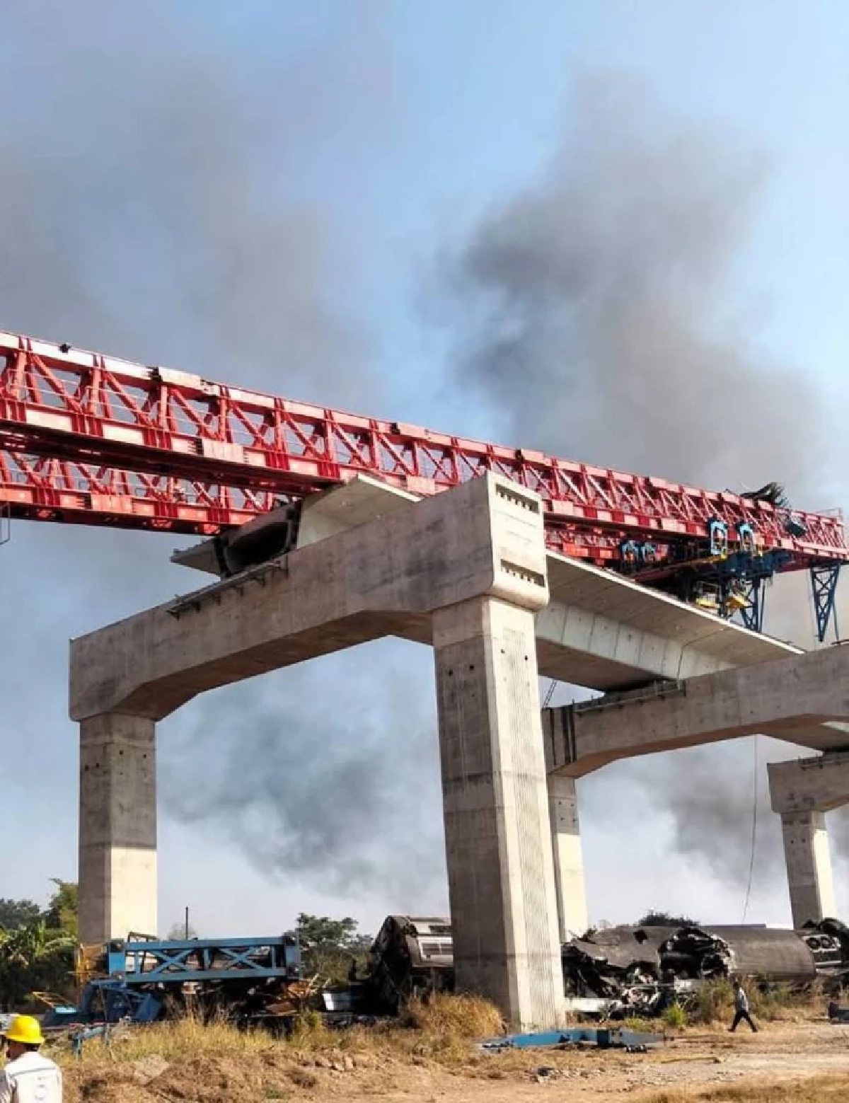 เศร้าใจ คู่รักหญิงไทย หนุ่มเกาหลี ดับในเหตุเครนถล่มทับรถไฟ