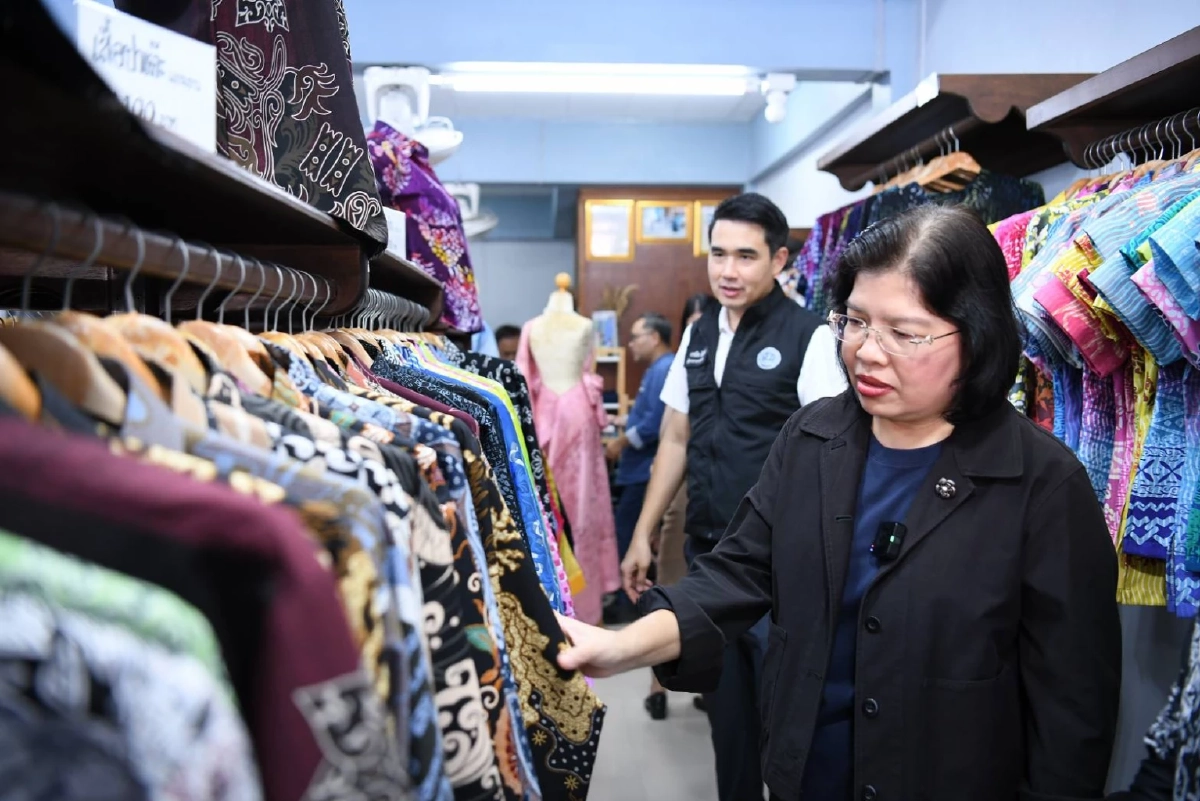 "กรมทรัพย์สินทางปัญญา"รุกลงใต้ เสริมแกร่งสินค้า "ผ้าบาติกนราธิวาส"