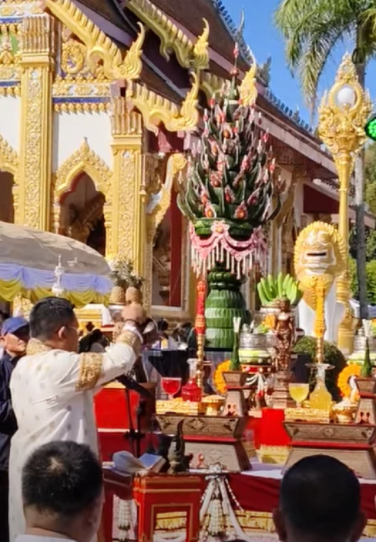 เลขธูปมงคลโผล่ชัด พิธีขอขมาพระธาตุพนม ก่อนวันแห่พระอุปคุต