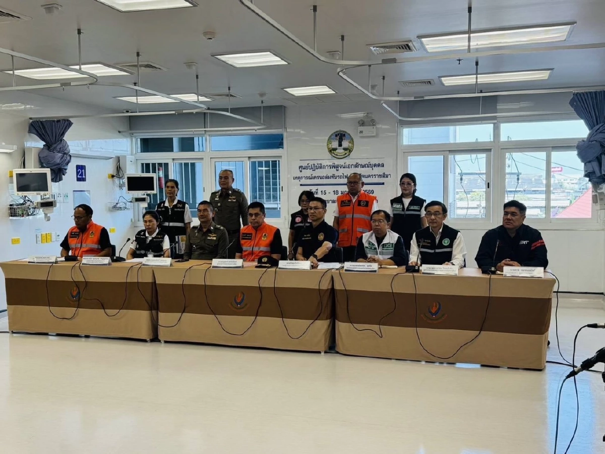 รฟท. แสดงความเสียใจต่อเหตุเครนถล่ม เยียวยาผู้เสียชีวิต รายละ 1.69 ล้าน