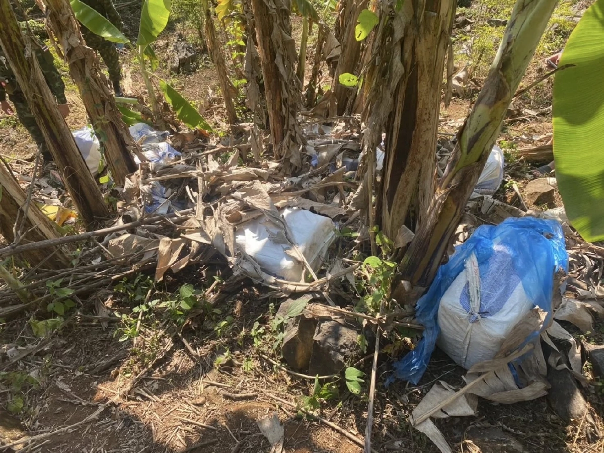 กกล.ผาเมือง ปะทะขบวนการค้ายาแม่สาย ยึดยาบ้ากว่า 2.2 ล้านเม็ด