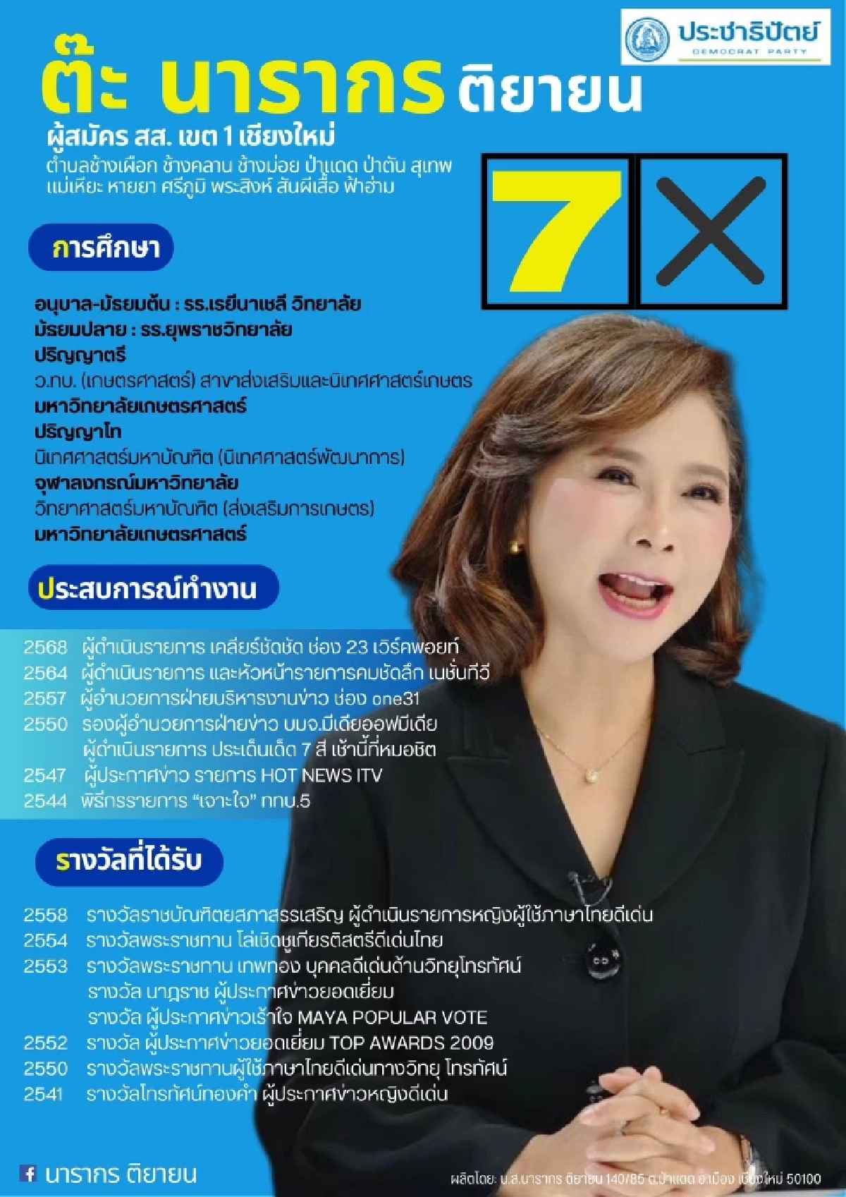 แห่ส่งกำลังใจ "ต๊ะ นารากร" ยอมรับตรงๆจิตตก หลังรู้ผลเลือกตั้ง