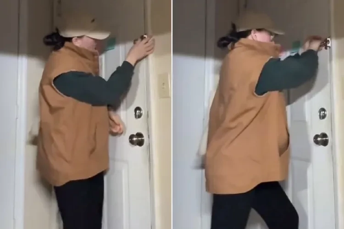 ไวรัลทั้งโซเชียล พนักงานสาวติดห้องพัก ส่งคลิปยืนยันไม่ได้อ้าง 