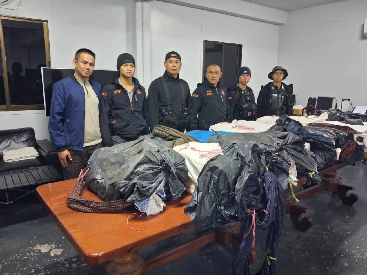กองกำลังผาเมืองสกัดยาเสพติดล็อตใหญ่ ยึดยาบ้า 3 ล้านเม็ด