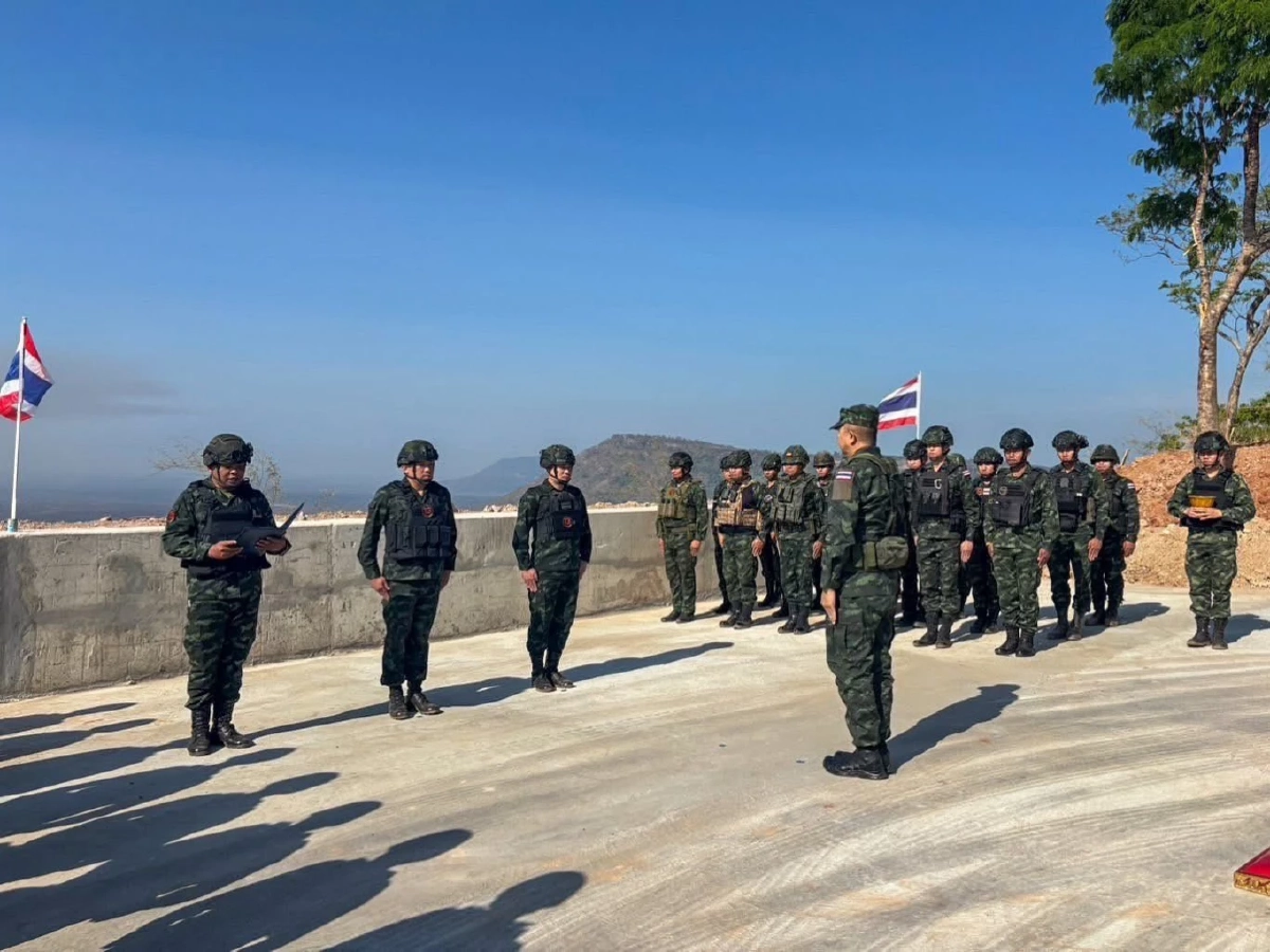 ยศสูงขึ้น ภาระหน้าที่หนักขึ้น พิธีประดับยศกำลังพลสนามชายแดน