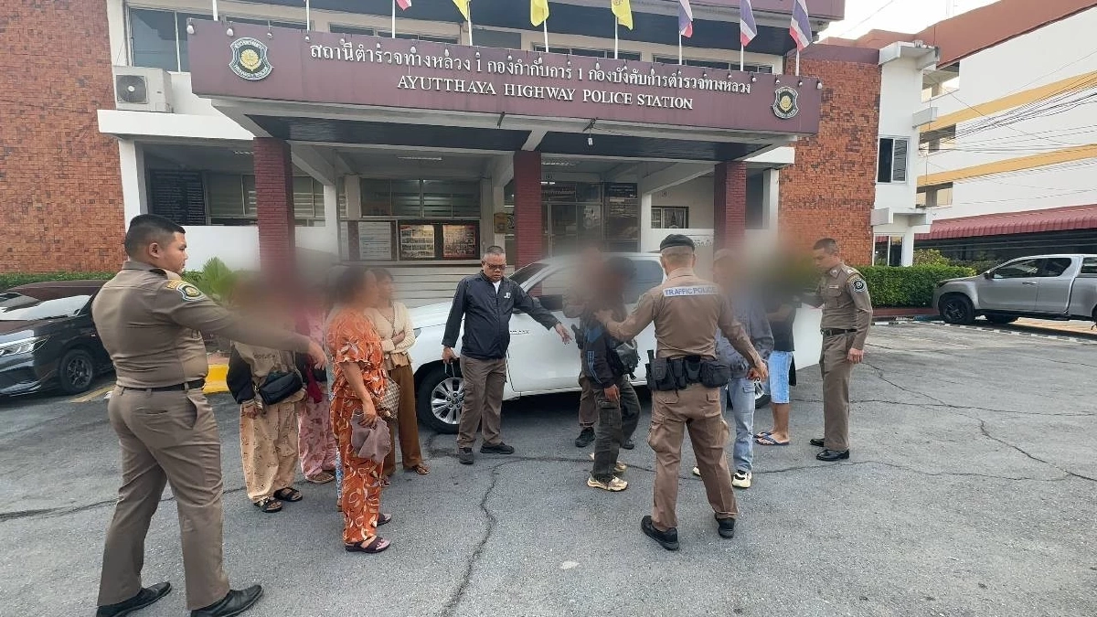 ทางหลวงอยุธยารวบกระบะลอบขนแรงงานต่างด้าว 7 ราย เตรียมเข้ากรุงฯ