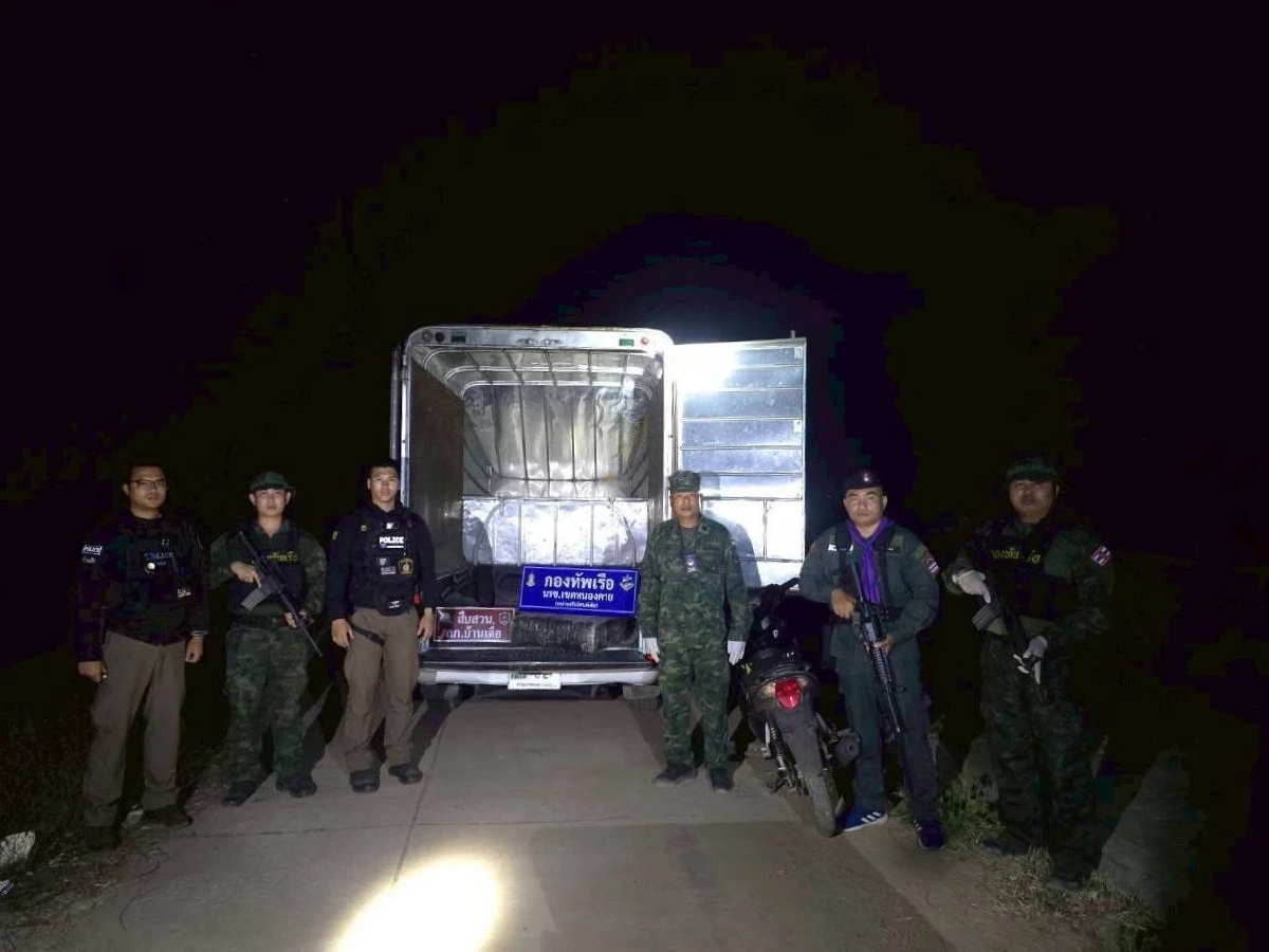 นรข.หนองคาย สกัดยาเสพติดริมโขง ยึดยาบ้ากว่า 2.3 ล้านเม็ด