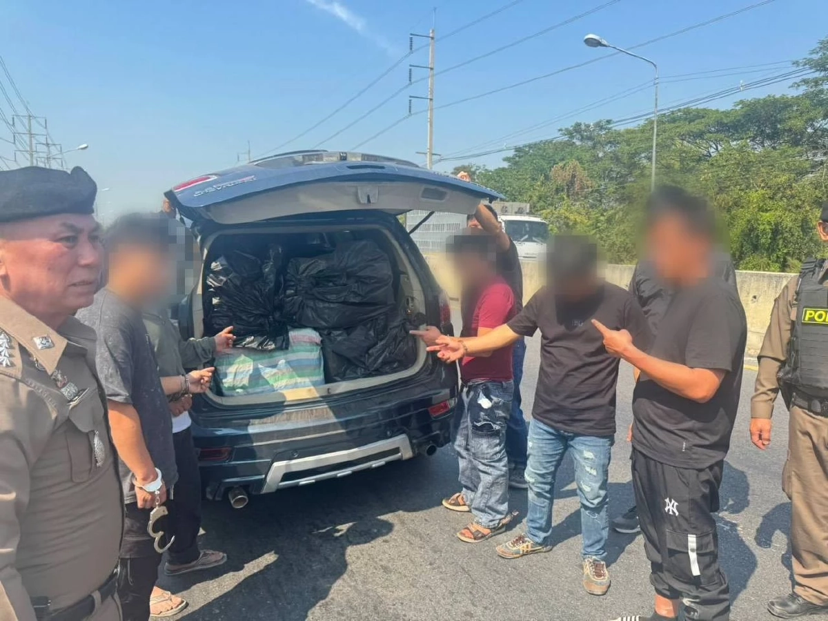 ตำรวจทางหลวงลพบุรีสกัดรถ รวบขบวนการลำเลียงยาบ้า 7 ล้านเม็ด