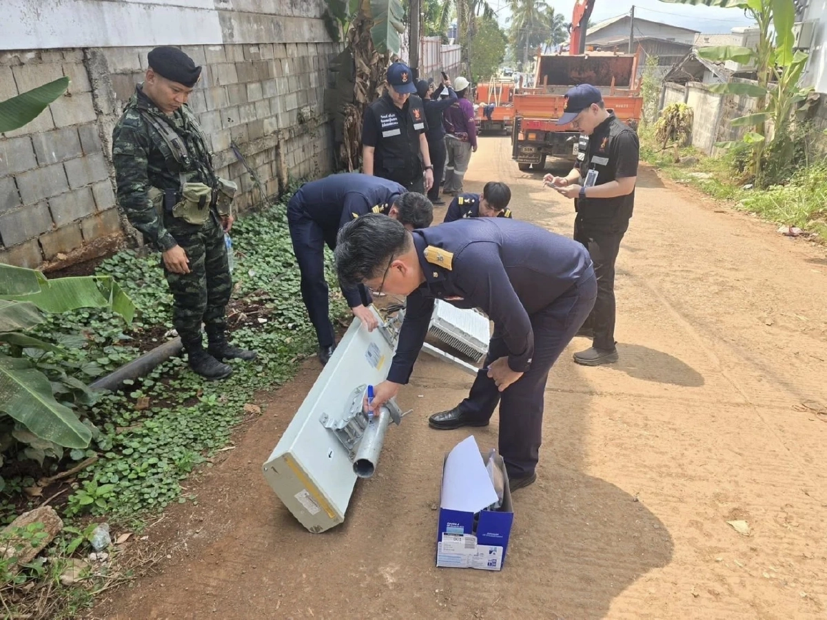 ทลายเสาสัญญาณเถื่อนชายแดนกาญจน์! ฉก.ลาดหญ้า ผนึกกำลัง กสทช.