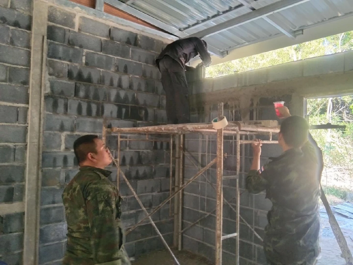 น้ำใจจากแนวหน้า สร้างบ้านหลังใหม่ให้ทหารพรานผู้เสียสละ