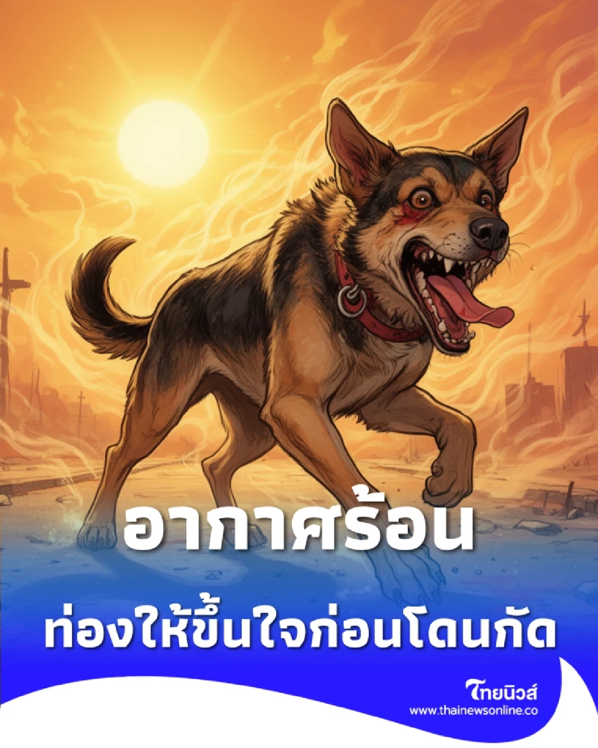 ร้อนนี้ระวังตัว เปิดคาถา 5 ย. กันโดนกัด-เลี่ยงพิษสุนัขบ้า