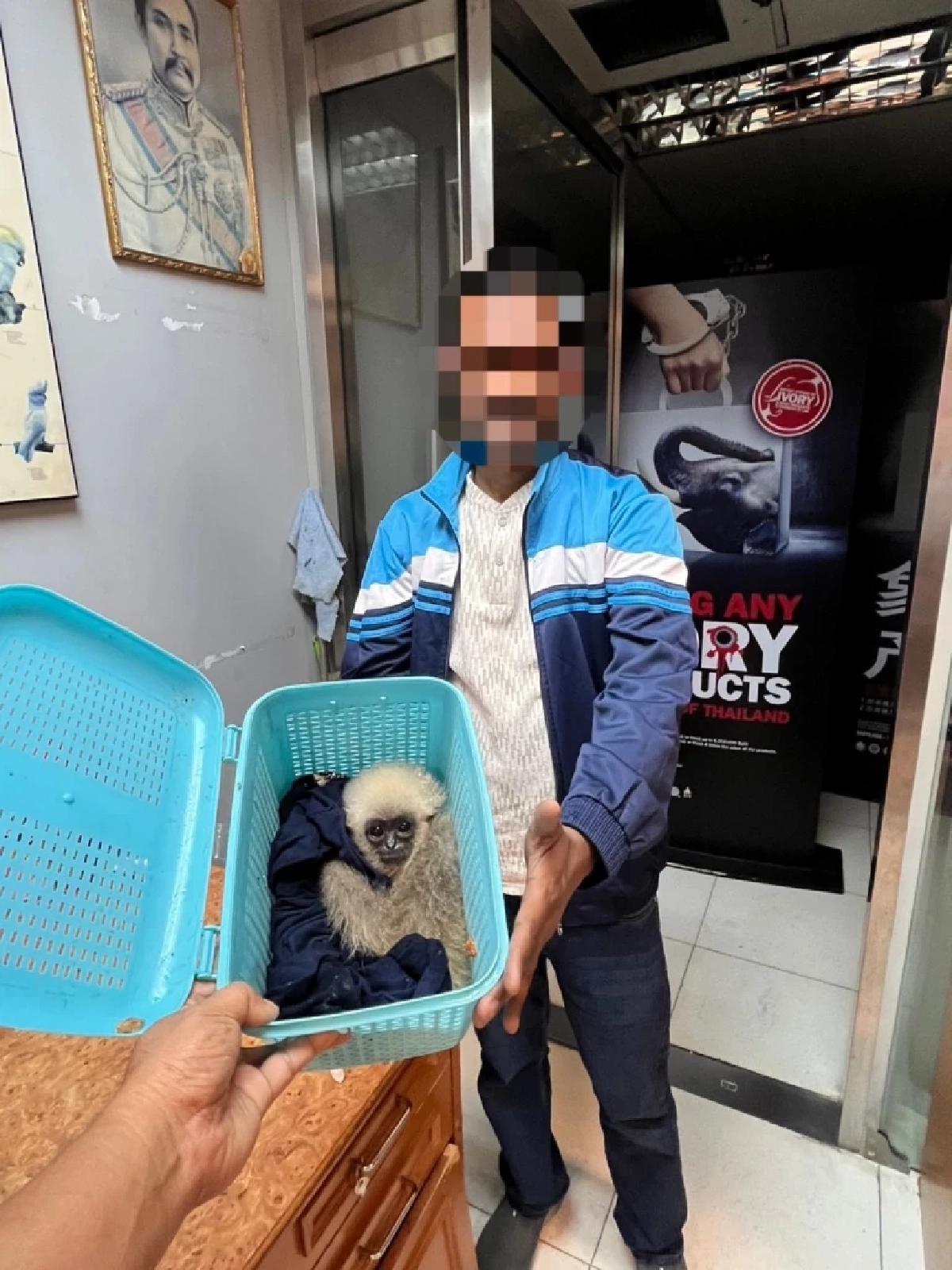 สุวรรณภูมิรวบหนุ่มอินเดีย ซุกค่าง–ชะนี–เต่าหายาก 15 ตัว