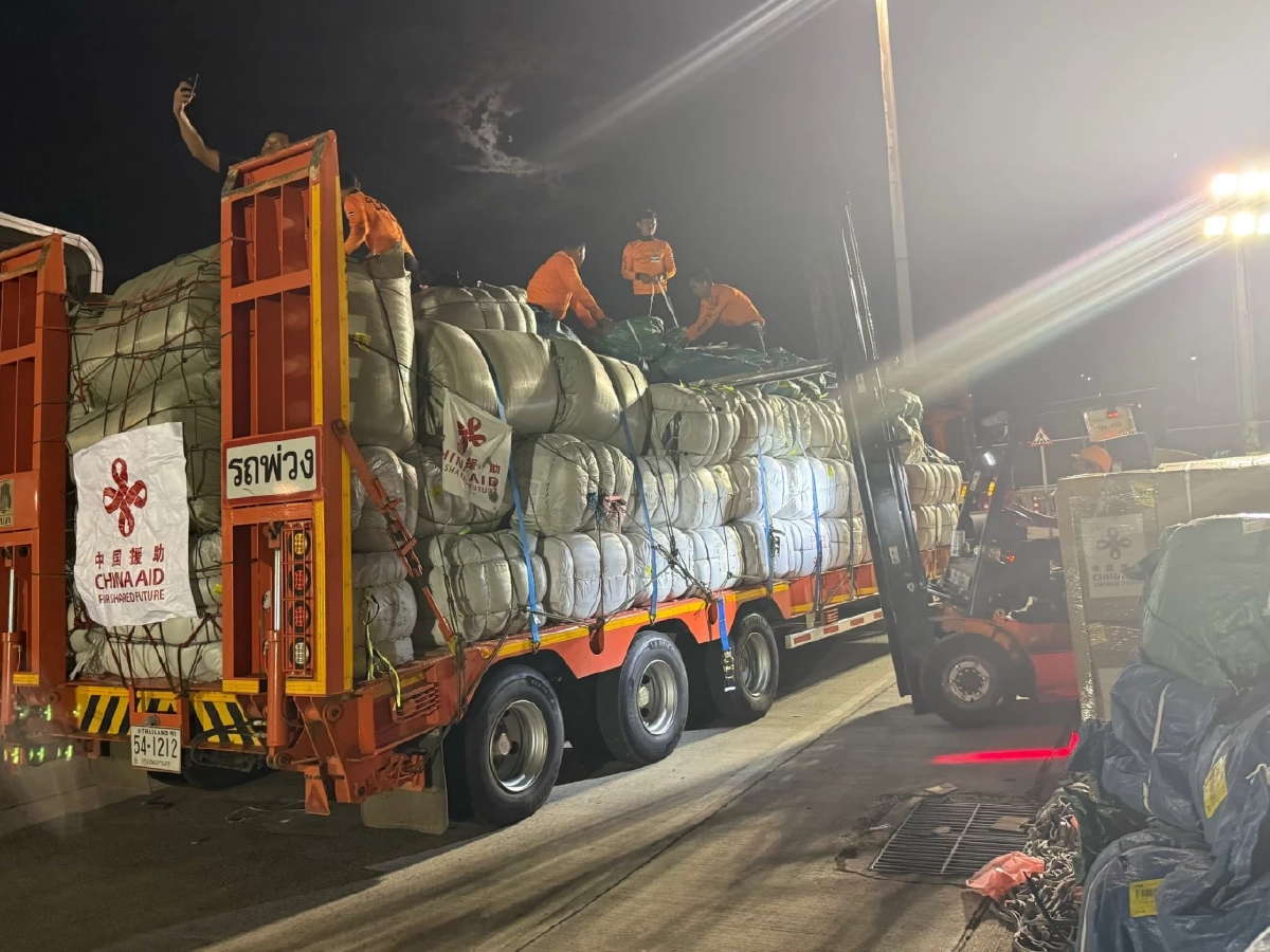 ปภ. เผยของช่วยเหลือจากจีนกว่า 12,000 แพ็ค ทยอยถึงพื้นที่ชายแดน