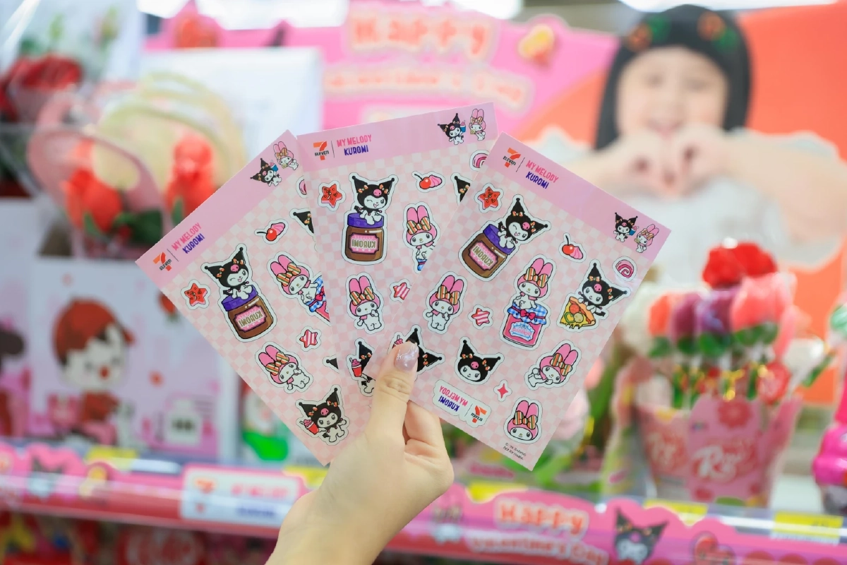 รับวาเลนไทน์ ช้อปที่"เซเว่นฯ"สินค้าร่วมรายการ รับทันทีแทททู My Melody &Kuromi