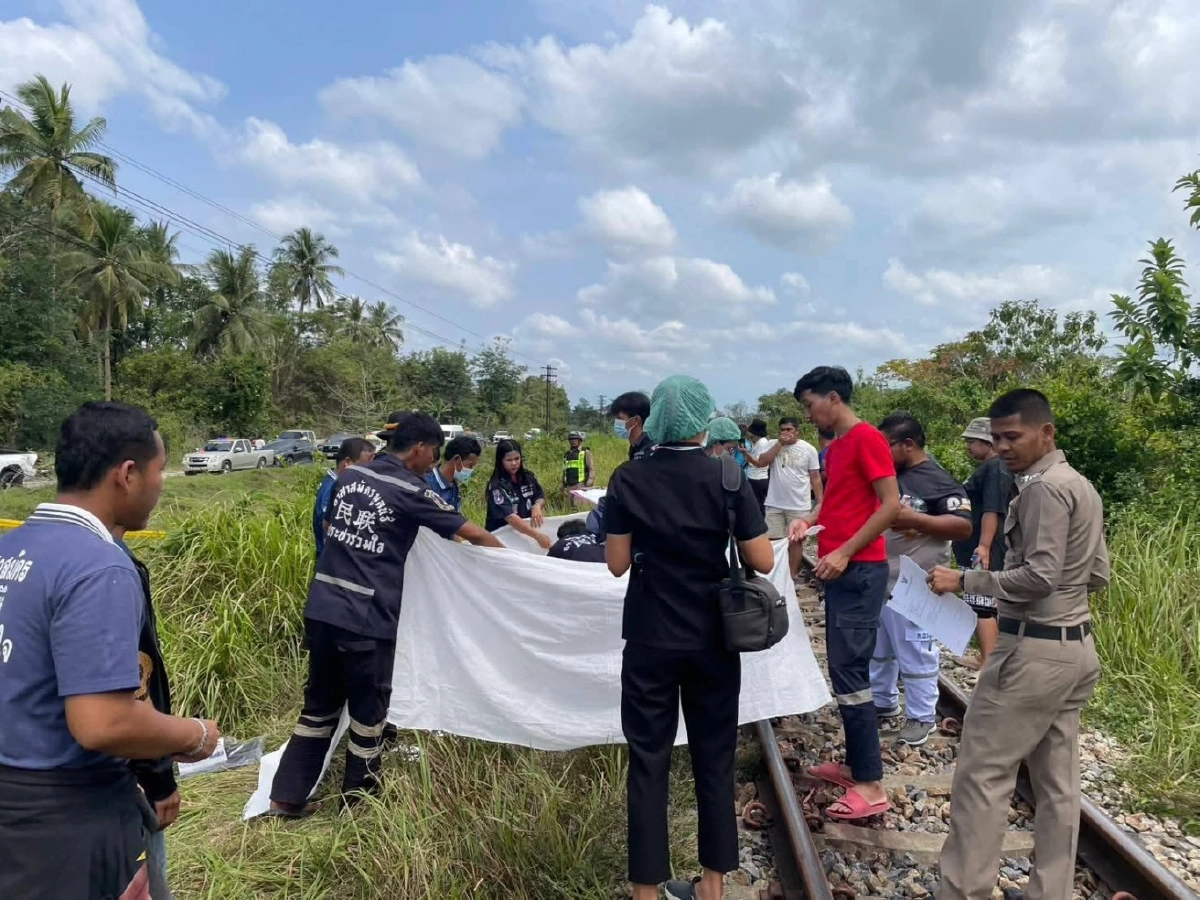 ยิ่งขนลุก ของสิ่งเดียวที่อยู่ใกล้ร่าง หนุ่มวัย 26 โดนรถไฟชน