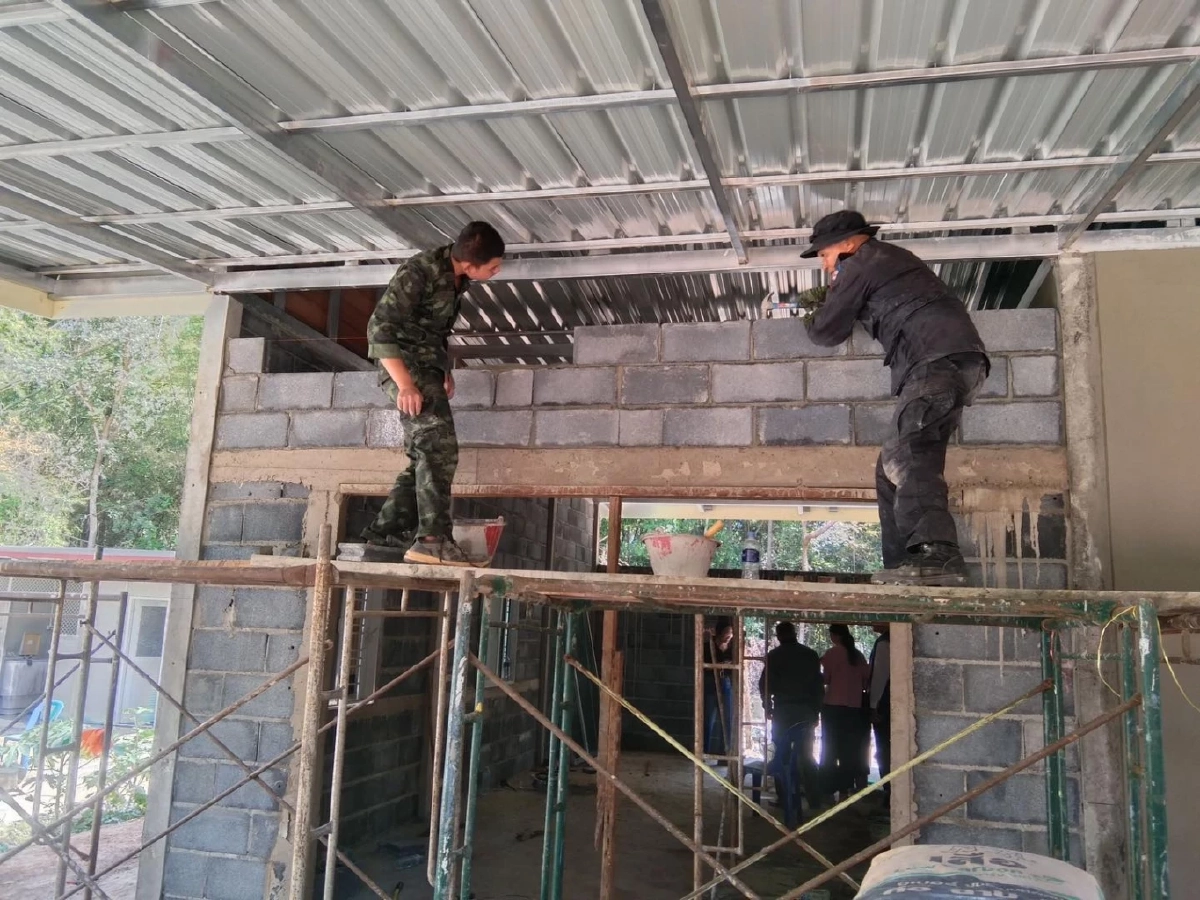 น้ำใจจากแนวหน้า สร้างบ้านหลังใหม่ให้ทหารพรานผู้เสียสละ
