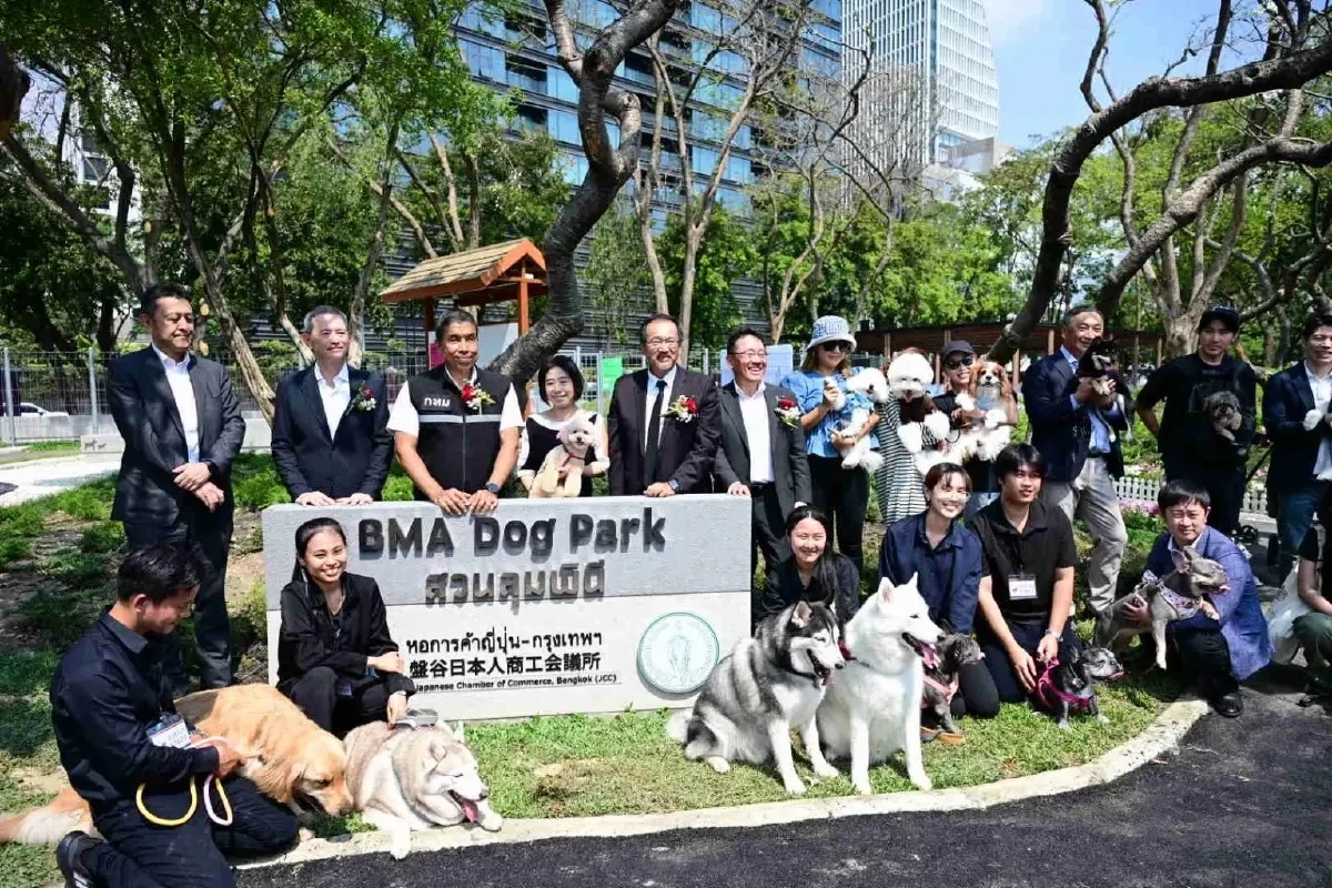 กทม. จับมือ JCC เปิดตัวสวนสุนัขลุมพินี พื้นที่พักผ่อนใจกลางเมือง