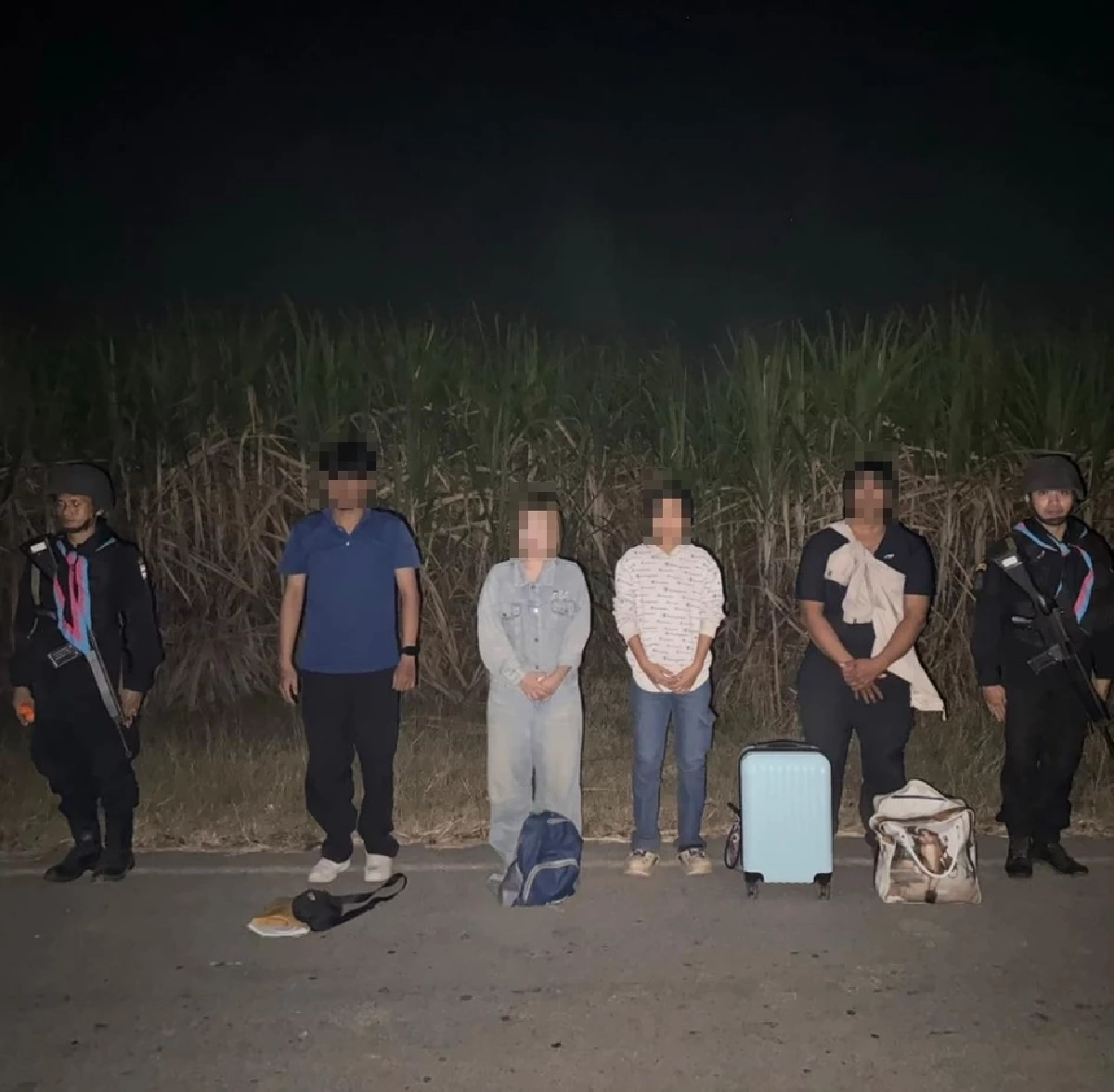 กกล.บูรพา สกัดลักลอบเข้าเมืองผิดกฎหมาย จับ 9 ราย แนวชายแดน