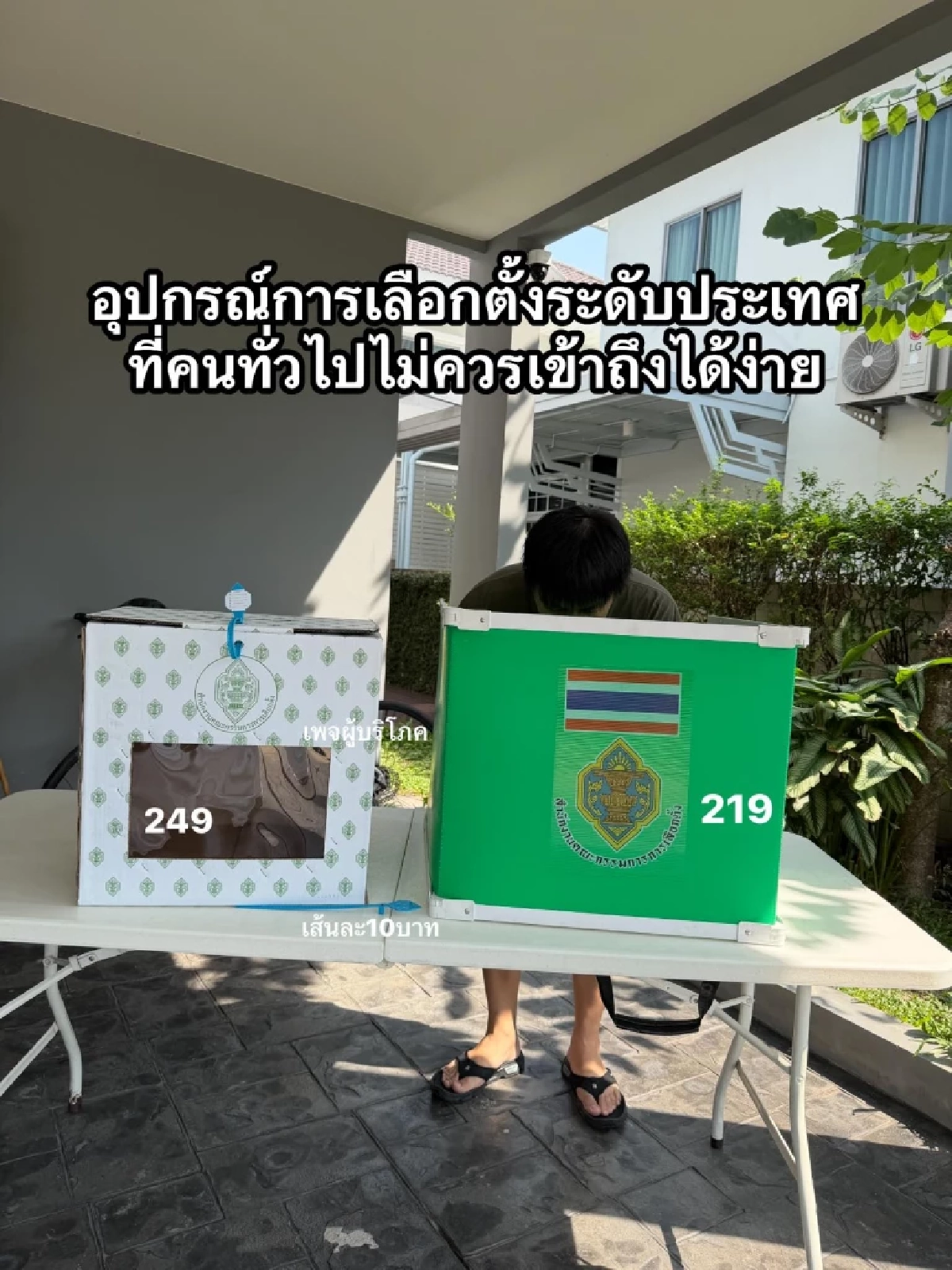 ขายว่อนออนไลน์  รีวิวชัด หีบ-คูหาเลือกตั้ง คนแห่ถามเกิดอะไรขึ้น