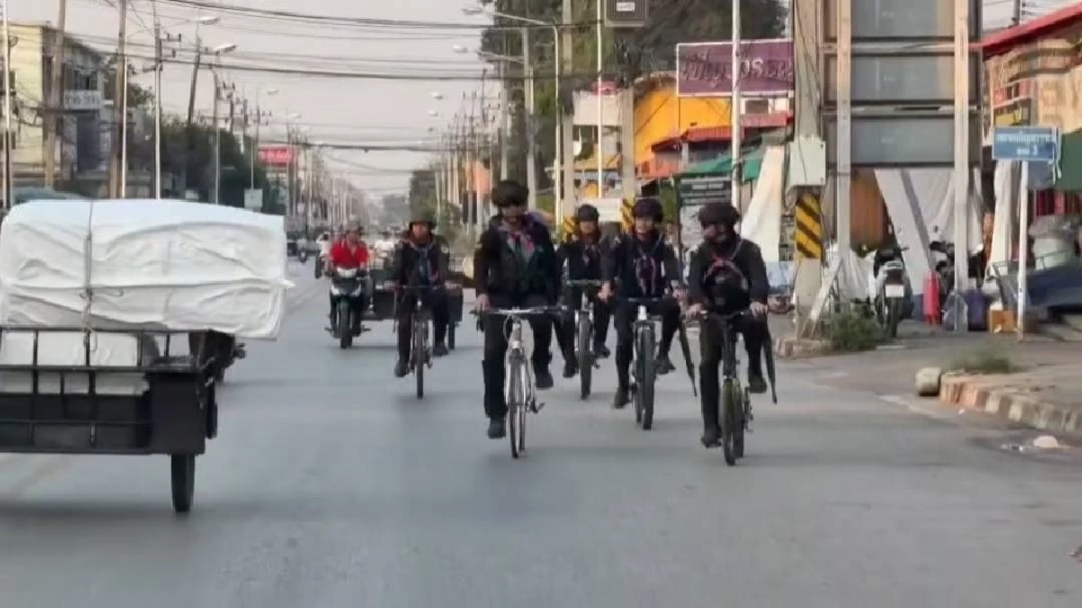 ทพ.12 ปรับกลยุทธ์ปั่นจักรยานลาดตระเวนชายแดนสระแก้ว ลดใช้พลังงาน