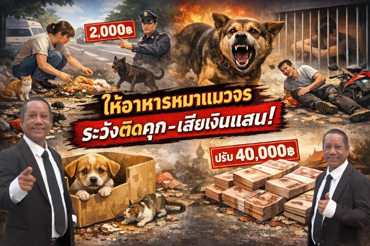 เตือนสายบุญ! ให้ข้าวหมาจรเสี่ยงคุก-ปรับแสน ฐานเป็นเจ้าของ