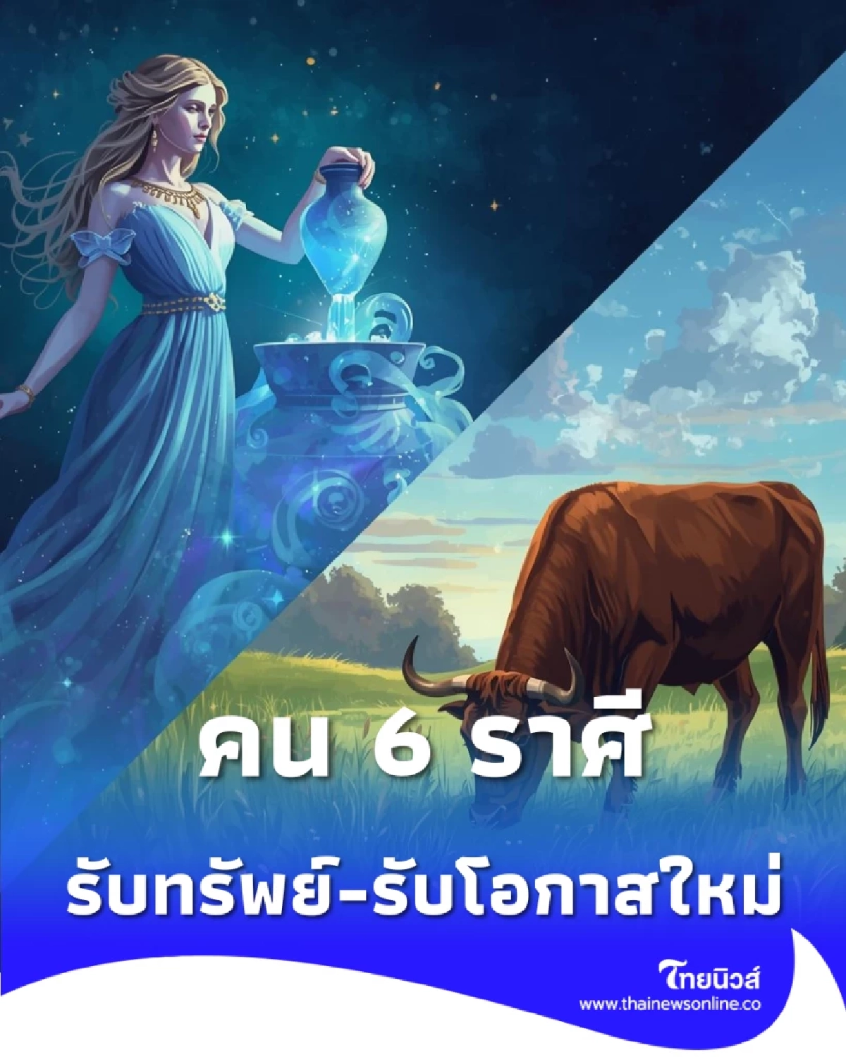 6 ราศี ดวงเปิดทางสว่าง รับทรัพย์-รับโอกาสใหม่ แต่ระวังปัญหา 1 เรื่อง