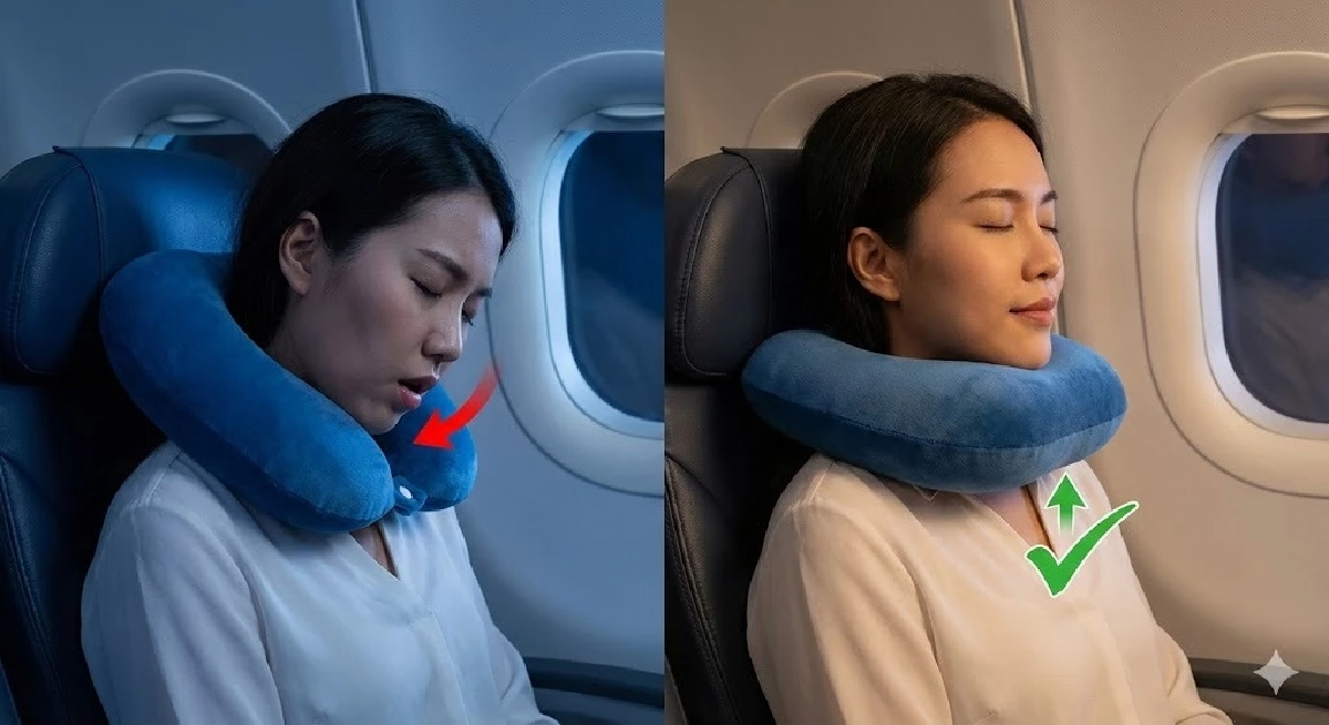 แพทย์ช่วยแนะ วิธีใช้หมอนรองคอตัว U ให้ตรงสรีระ หลายคนใช้ผิดมาตลอด