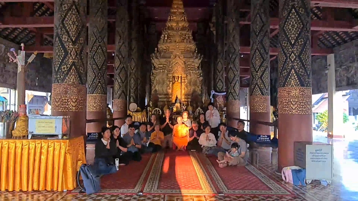 1 ปีมี 2 วัน! วันวสันตวิษุวัต แสงอาทิตย์ส่องผ่านประตูโขงลำปาง