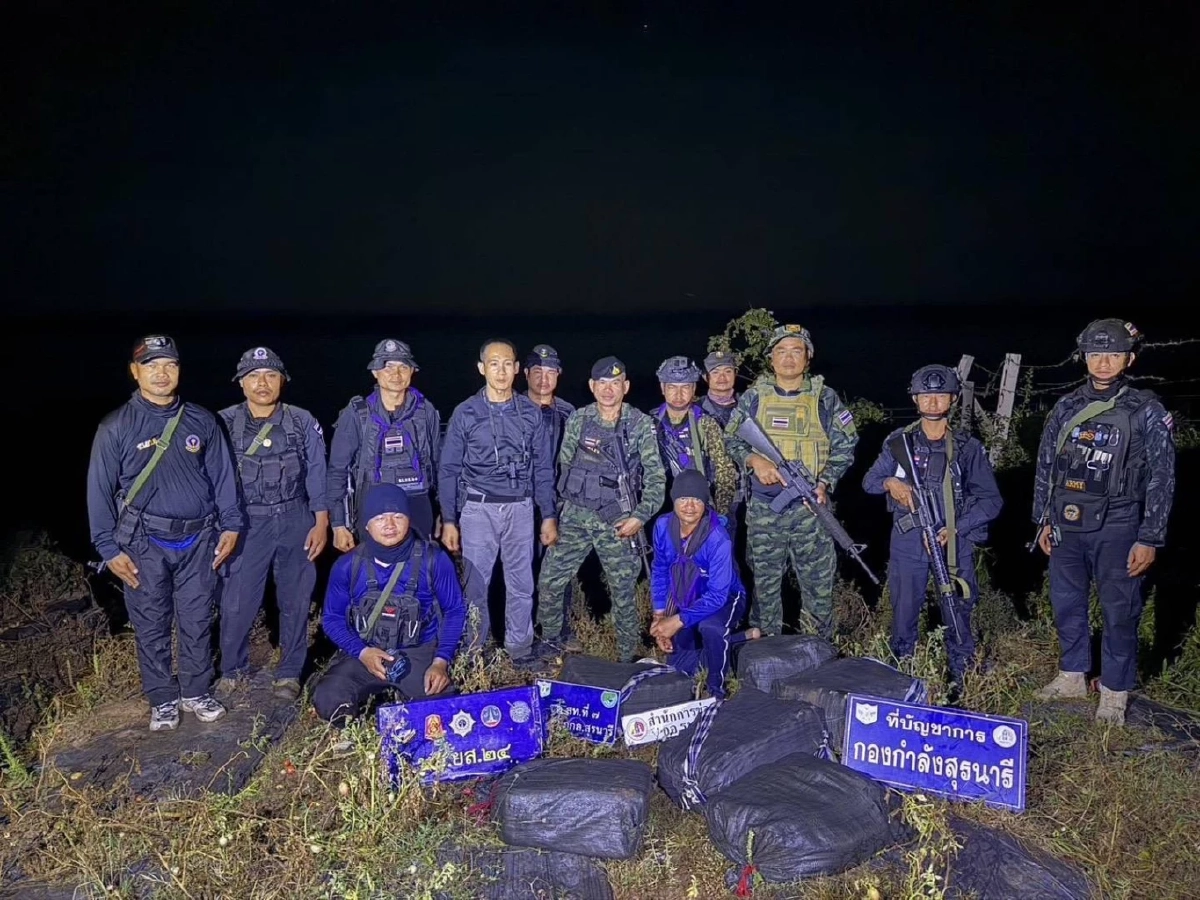 ทหารพราน 23 สกัดขบวนการค้ายาชายแดน ยึดยาบ้า 1 ล้านเม็ดริมโขง