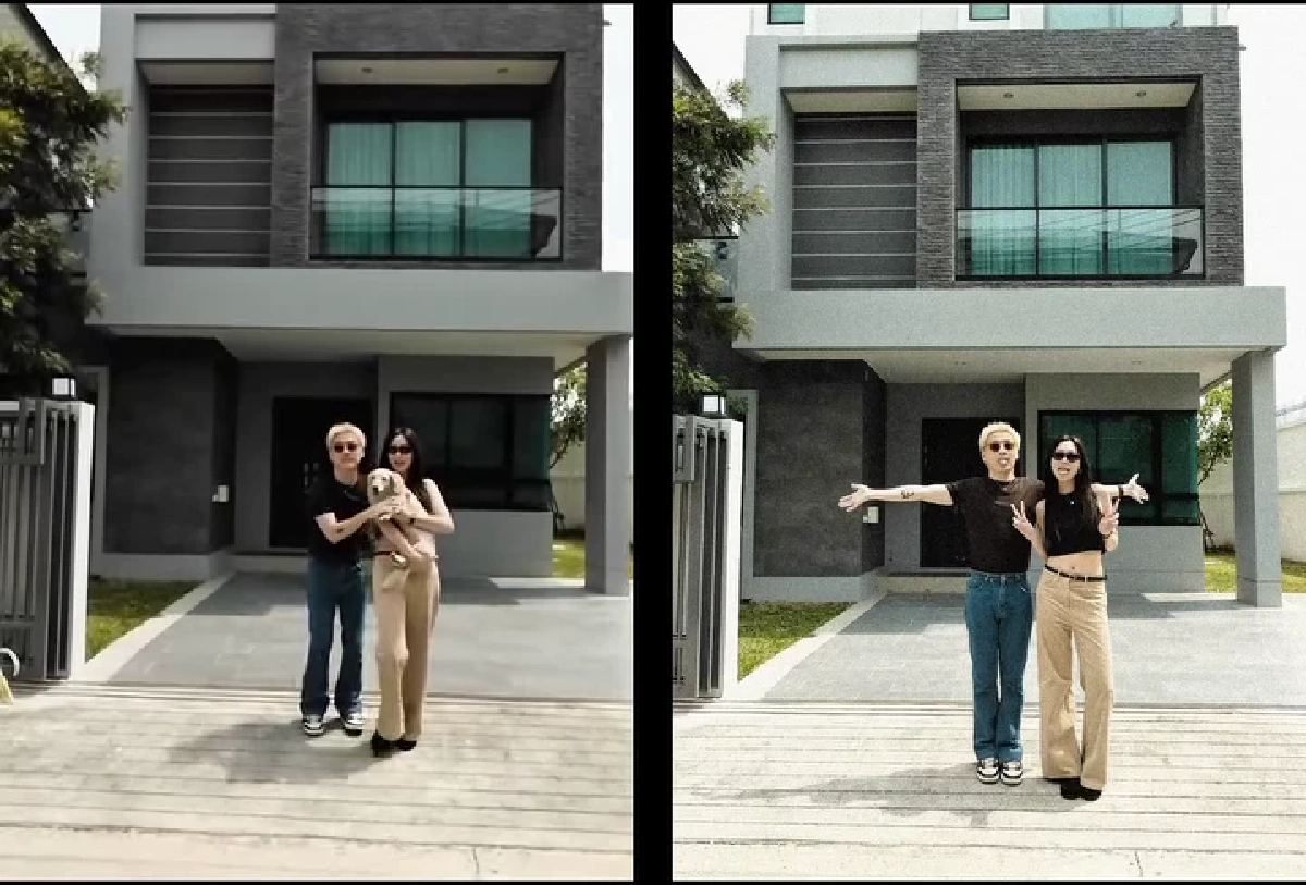 กิต ทรีแมนดาวน์ ควง พรอยมน มนสภรณ์ เปิดบ้านใหม่ จากน้ำพักน้ำแรง