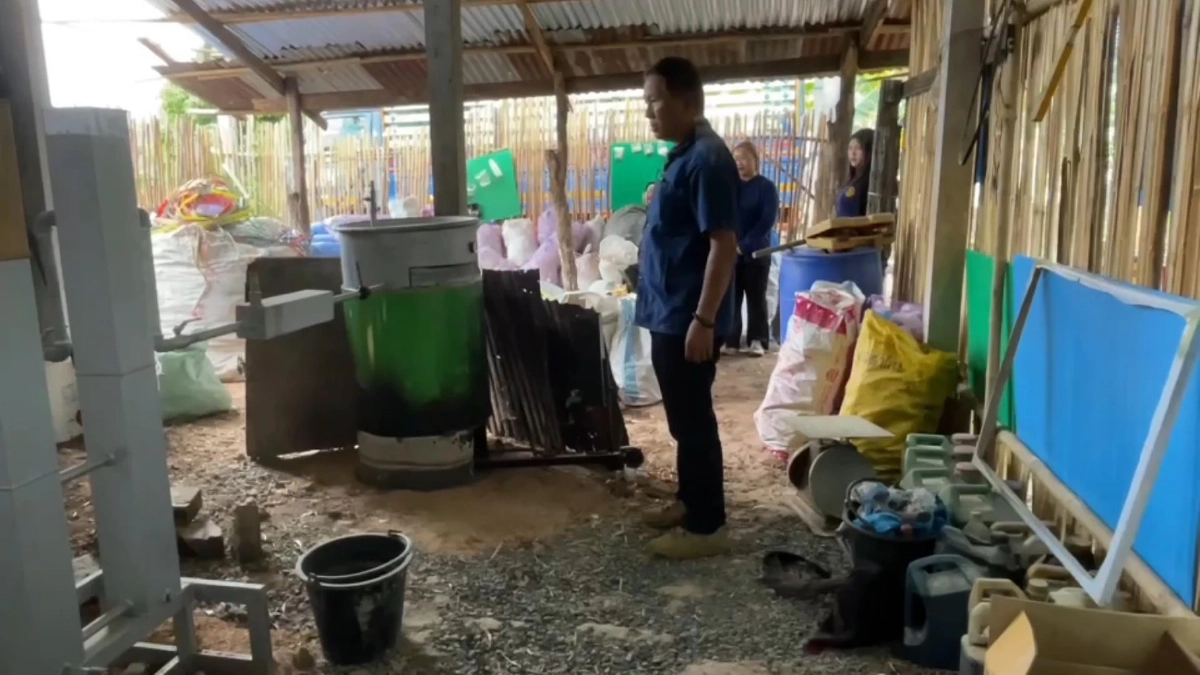 ชัยภูมิโชว์กลั่นน้ำมันขยะลิตรละ 25 บาท จี้รัฐหนุนทุกหมู่บ้าน