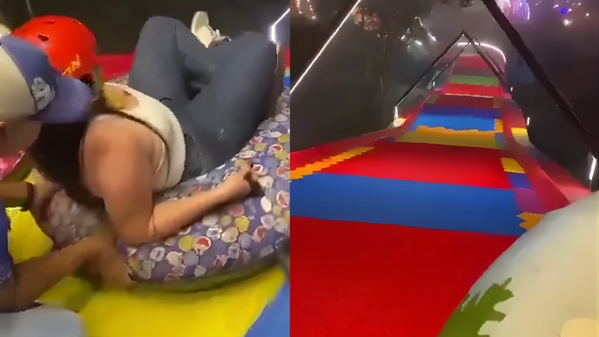 สะเทือนใจ แม่วัย 28 ปี กระเด็นหลุดสไลเดอร์ยักษ์ พลัดตกเสียชีวิต