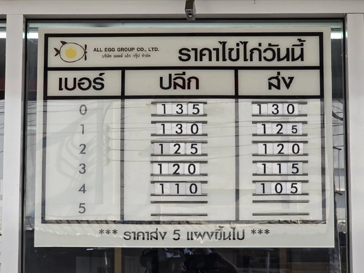 พ่อค้าแม่ค้าบุรีรัมย์โอด ไข่ไก่ปรับราคาขึ้น 2 รอบในเดือนเดียว