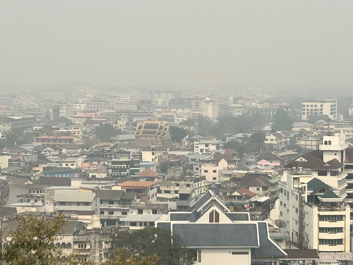 เชียงรายวิกฤต! ฝุ่นทะลุ 310 มคก. ป่าถูกเผาวอดกว่า 1.4 แสนไร่