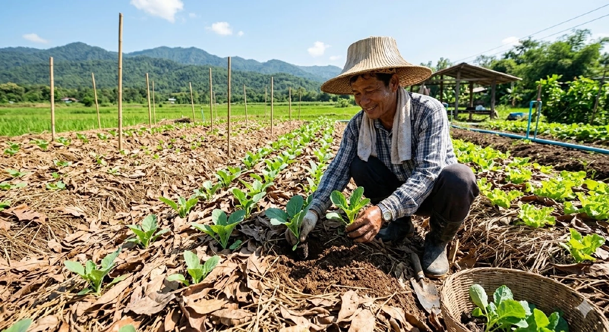 วิธีดูแลพืชหน้าร้อนง่ายๆ ทำได้จริง พืชไม่เหี่ยว ผลผลิตไม่เสีย